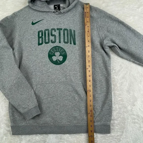 Boston Celtics NIke Hoodie Sweatshirt Mens Large Gray Basketball NBA * - Picture 4 of 9